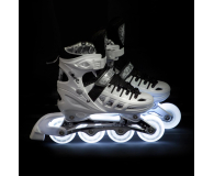Nils Extreme Łyżworolki 4w1 NH10905 rozm. S (31-34) Białe LED - 1121592 - zdjęcie 7